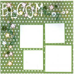 Spring Scrapbook Kit “Bloom” 6-Page Kit
